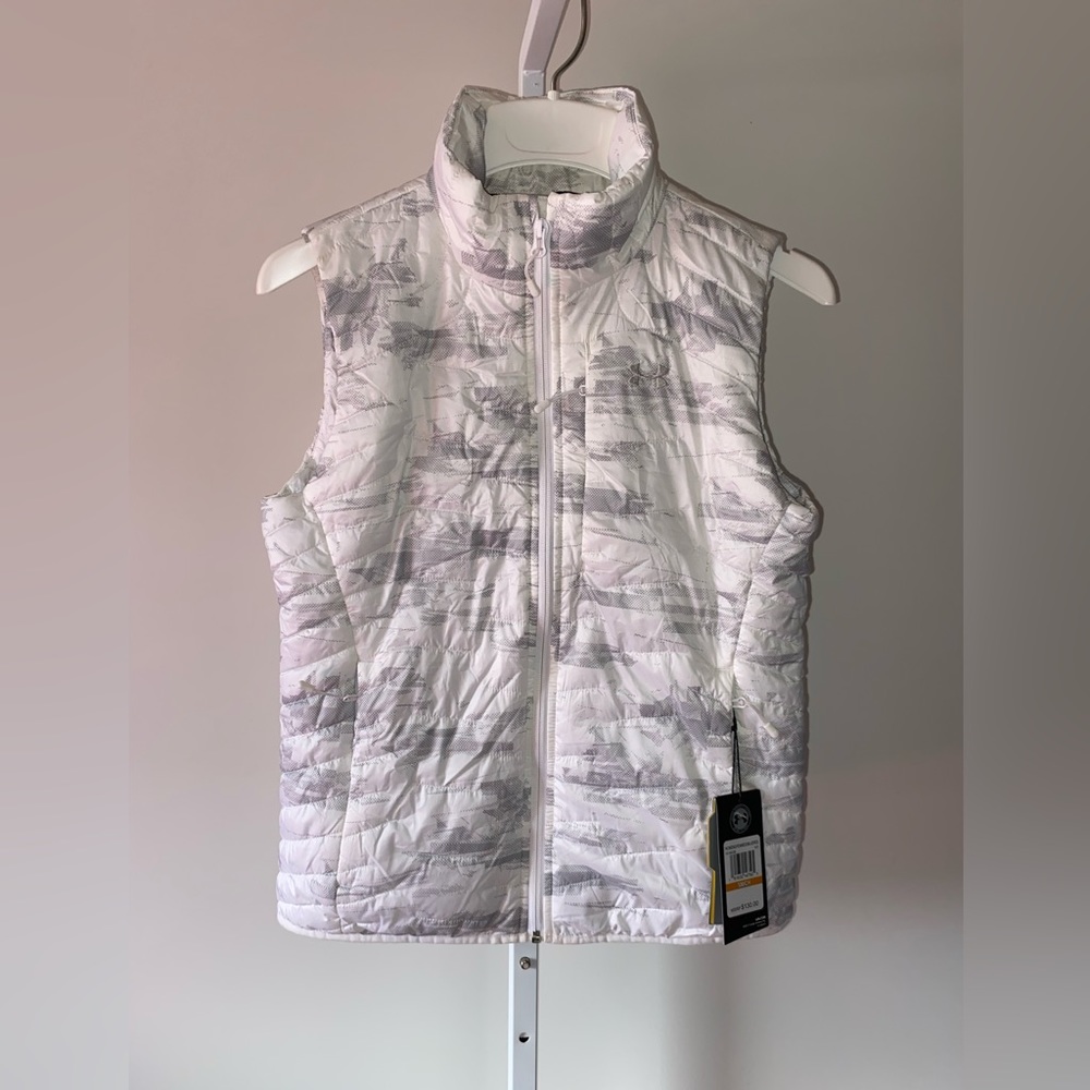Under Armour White and Gray Women's Vest